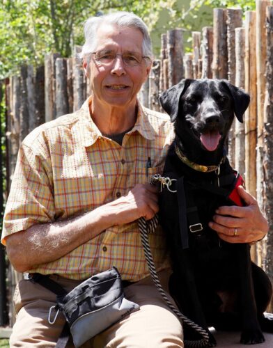 a veteran and his service dog